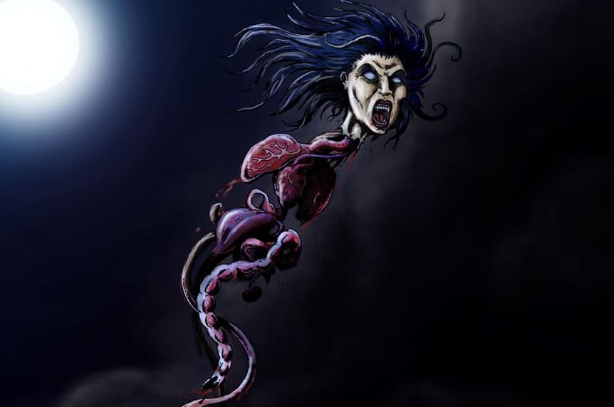 Penanggalan malaysia vampire legends folklore myth